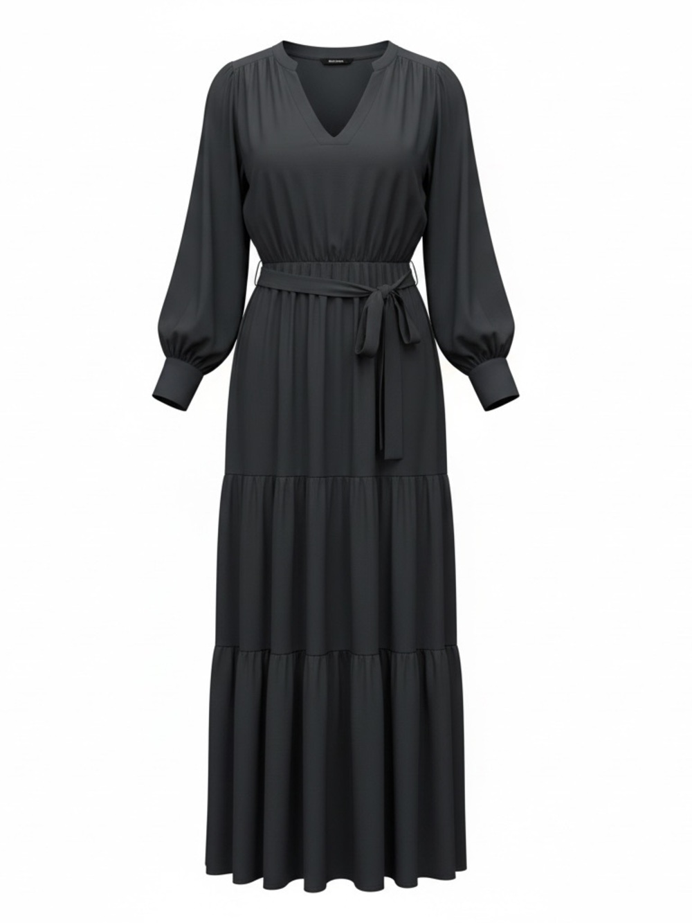 Banana Republic Black Long Sleeve Dress - Picture 4 of 6